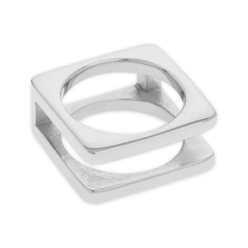 Vitaly Men's Gold Geometric Ring - Picture 4 of 4